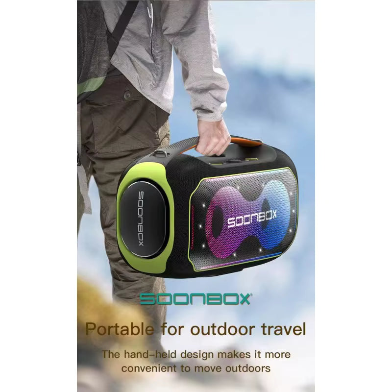 Soonbox S6300MAX Wireless Speaker 200W with Tripod Waterproof Soonbox S6300MAX Wireless Speaker 200W with Tripod Waterproof